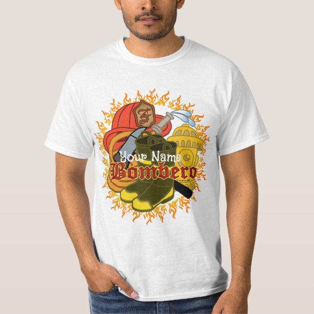 T-shirt Pompier Bombero (Devant)