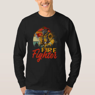 T-shirt Pompier Bravoure Courage Honneur Feu 1