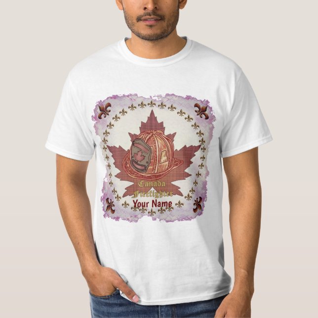 T-shirt pompier Canada (Devant)