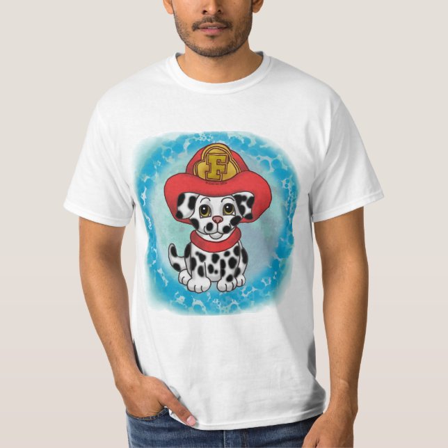 T-shirt pompier Chien Chien Chien Chien Chien Chie (Devant)