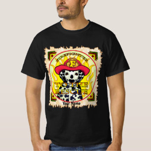 T-shirt pompier dalmate