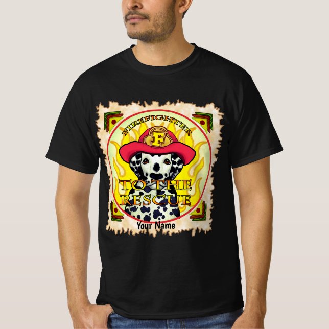 T-shirt pompier dalmate (Devant)