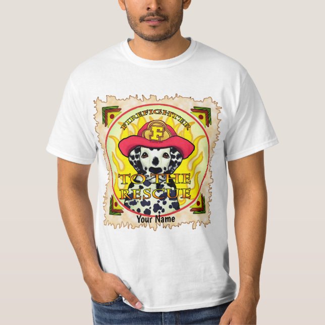 T-shirt pompier dalmate (Devant)