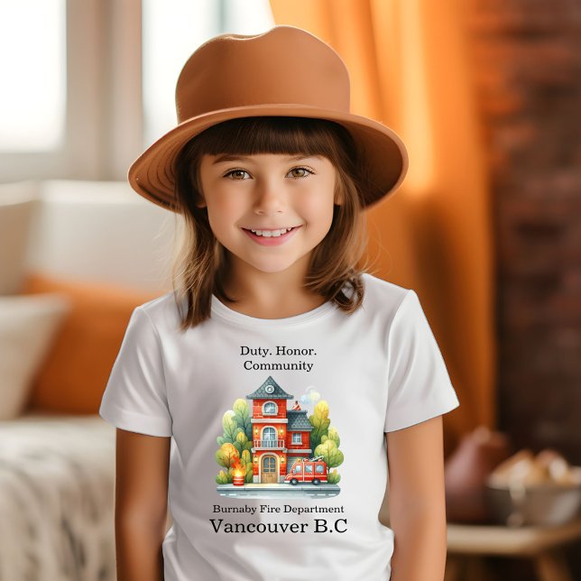 T-shirt Pompier dans un après-midi de printemps chaud (Créateur téléchargé)