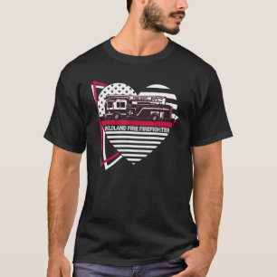 T-shirt Pompier de feu de forêt Pompier de feu de forêt