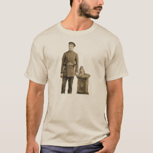 T-shirt Pompier du 19ème siècle vintage avec des haches du
