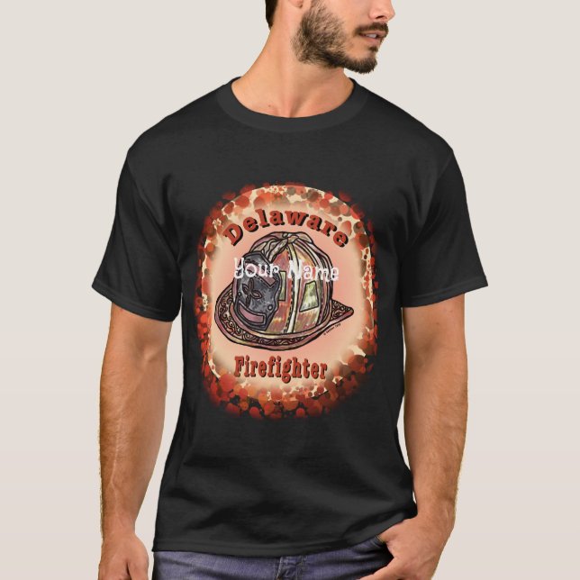 T-shirt Pompier du Delaware  (Devant)