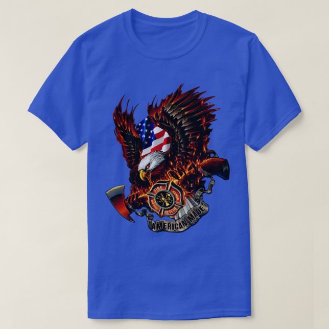 T-shirt Pompier FireFighter N'oubliez jamais (Design devant)