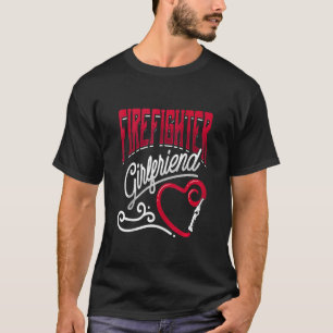 T-shirt Pompier Girlfriend Mince tuyau d'eau de la ligne r