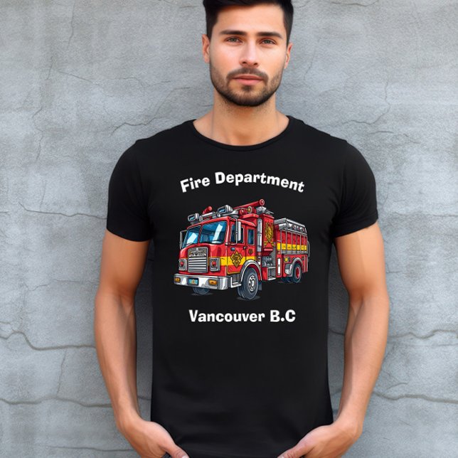 T-shirt Pompier héroïque à la ville d'urgence (Créateur téléchargé)