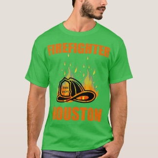 T-shirt Pompier Houston Fire Department Cadeau