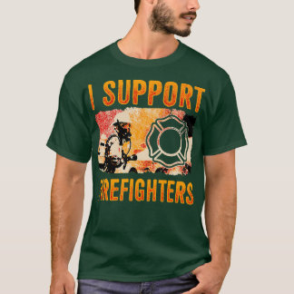 T-shirt Pompier I Soutien Pompiers Hommes Femmes Enfants