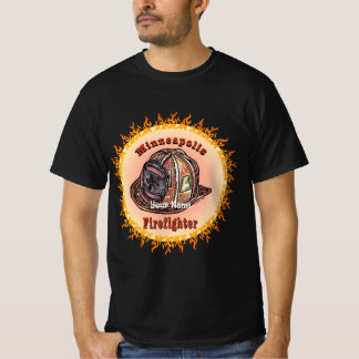 T-shirt Pompier Minneapolis