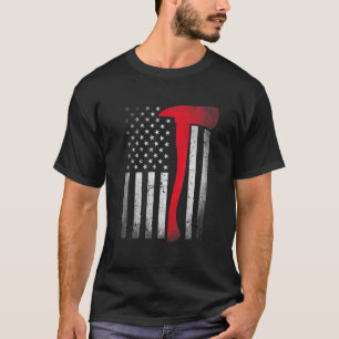 T-shirt Pompier patriotique pompier drapeau américain