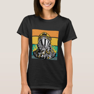 T-shirt Pompier pompier héros bravoure Engrenage secourir