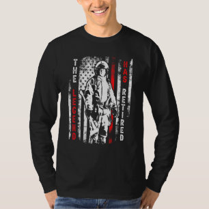 T-shirt Pompier pompier Retraite La Légende A Reti