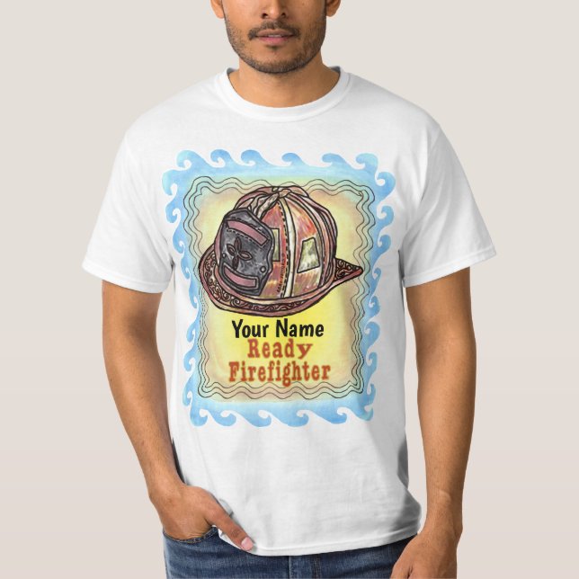 T-shirt Pompier prêt (Devant)