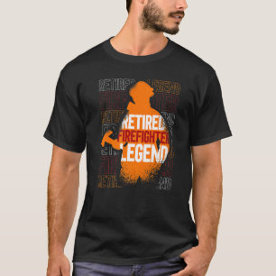 T-shirt Pompier retraité pompier retraité Jambe