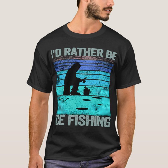 T-shirt Pompier secouriste drôle  passion de pêche (Devant)
