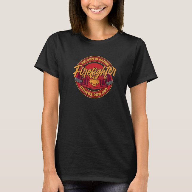 T-shirt Pompier Secours en cas d'incendie Pompier  3 (Devant)
