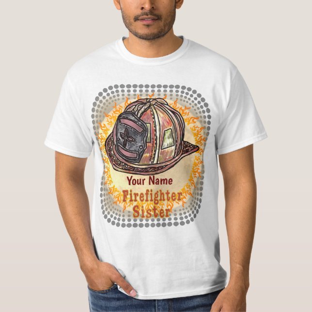 T-shirt pompier soeur (Devant)