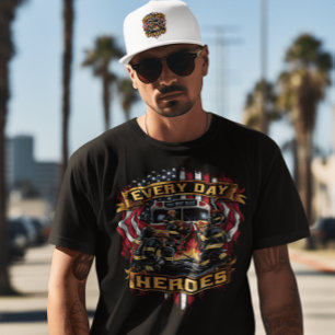 T-shirt Pompiers combattant la lame