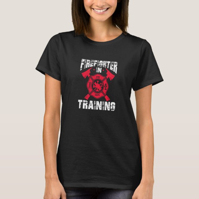 T-shirt Pompiers en formation u2013 Haches de pompier App (Devant)
