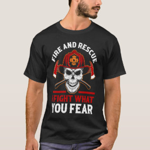T-shirt Pompiers Et Secourir Je Combattre Ce Que