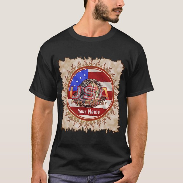 T-shirt pompiers Flag Rondo (Devant)