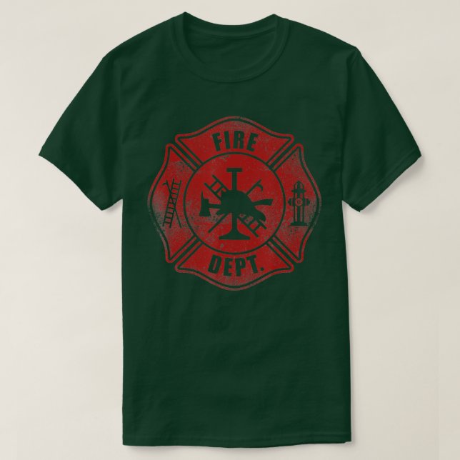 T-shirt Pompiers Pompiers Pompiers (Design devant)