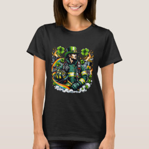 T-shirt Pompiers St Patricks Day Hommes Pompiers Départeme