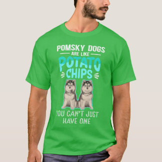 T-shirt Pomsky Chiens sont comme Pomskies Chien Propriétai