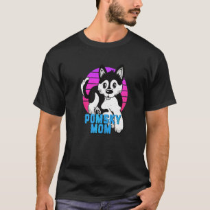 T-shirt Pomsky Maman Poméranian Husky Dog