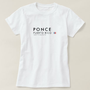 T-Shirt Ponce Porto Rico   Tee Coordonnées
