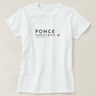 T-Shirt Ponce Porto Rico | Tee Coordonnées
