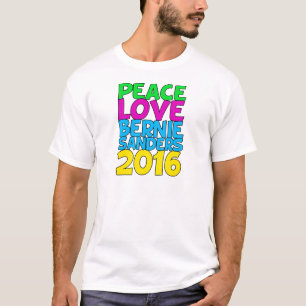T-shirt Ponceuses 2016 de Bernie d'amour de paix
