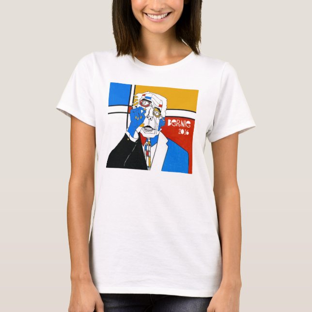 T-shirt Ponceuses de Bernie pour le président (Devant)