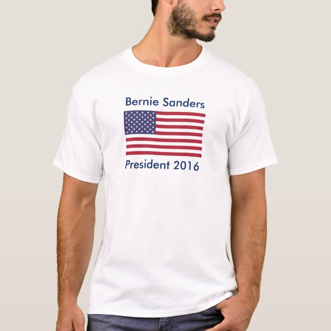 T-shirt Ponceuses de Bernie pour le président 2016 (Devant)