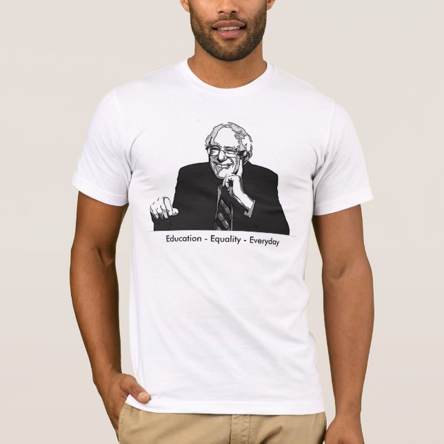T-shirt Ponceuses quotidiennes 2016 de Bernie d'égalité (Devant)