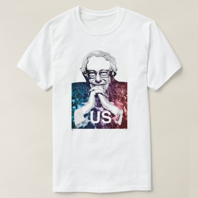 T-shirt Ponceuses USA de Bernie (Design devant)