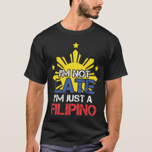 T-shirt Ponctualité amusante de Pinoy Philippines Philipp