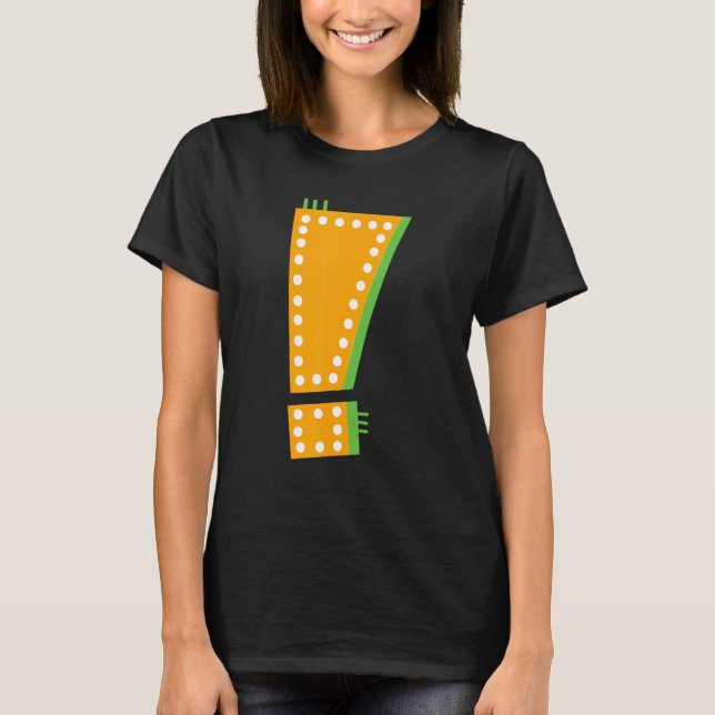 T-shirt Ponctuation lunaire Point de question (Devant)