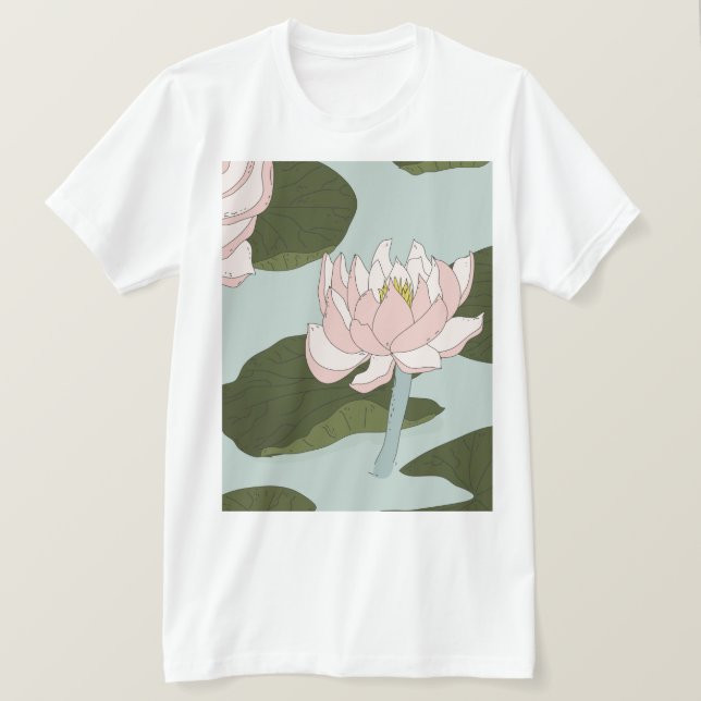 T-shirt Pond de lily chinois (Design devant)
