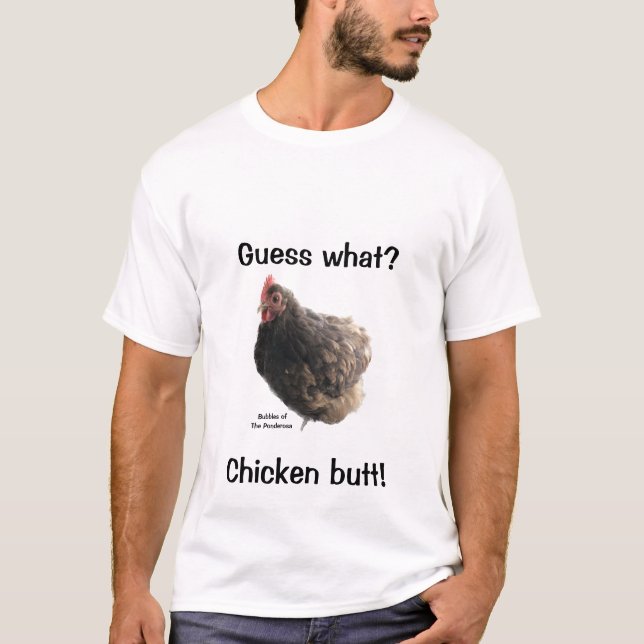 T-shirt Ponderosa devine ce cul de poulet (Devant)