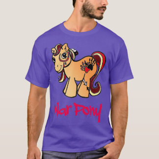 T-shirt poney de guerre