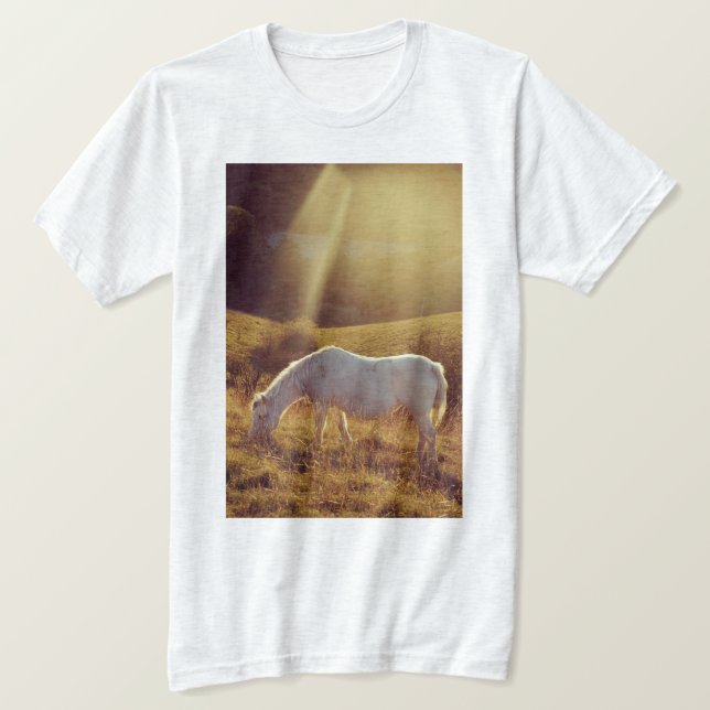 T-shirt Poney en pâture (Design devant)
