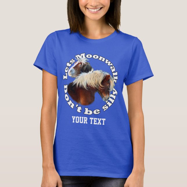 T-shirt Poney Moonwalk Shetland (Devant)