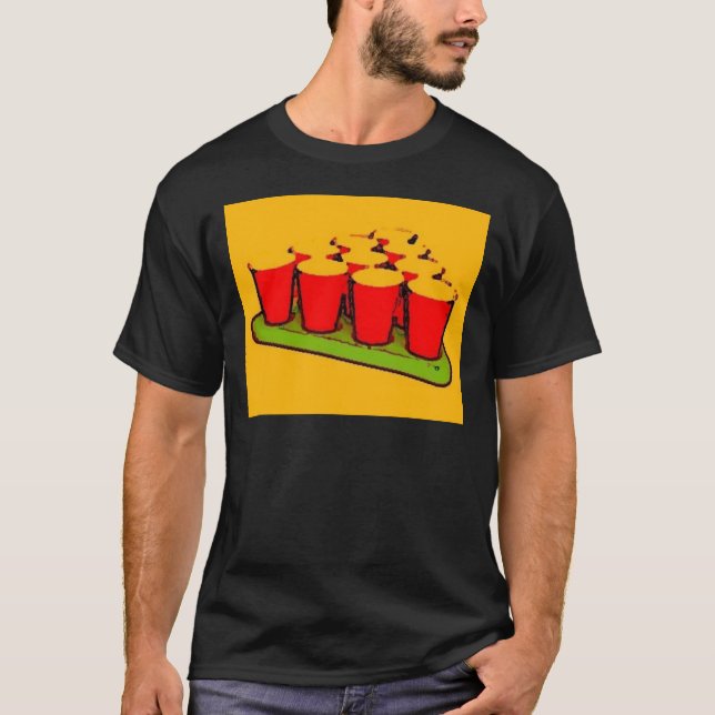 T-shirt Pong de bière (Devant)