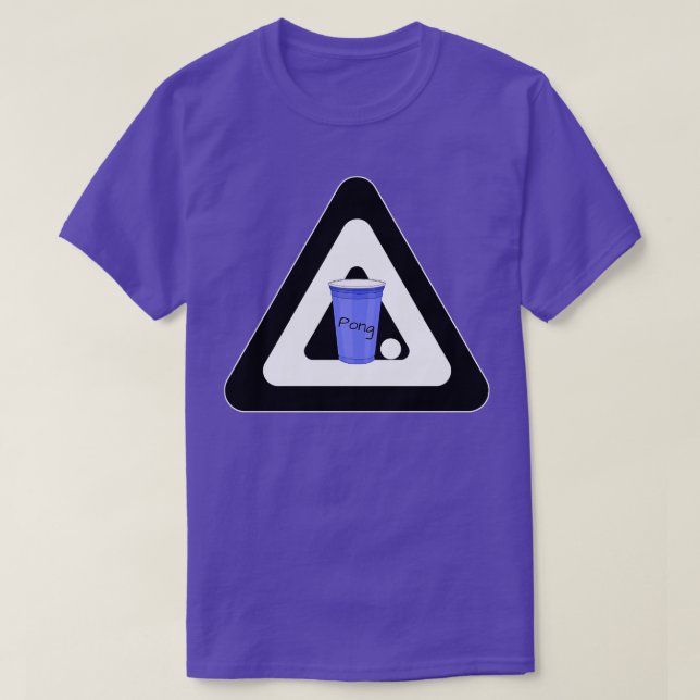 T-shirt Pong de bière 1 (Design devant)