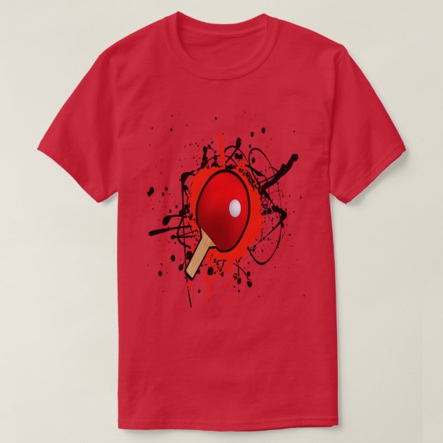 T-shirt Pong De Tennis De Table (Design devant)